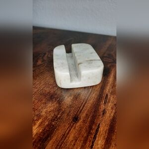 White‎ Marble business card holder